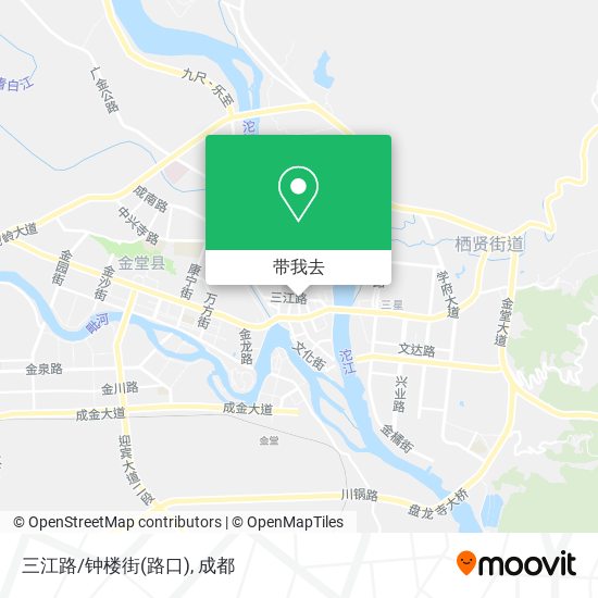 三江路/钟楼街(路口)地图