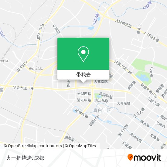 火一把烧烤地图