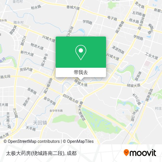 太极大药房(绕城路南二段)地图
