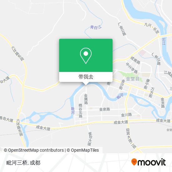 毗河三桥地图