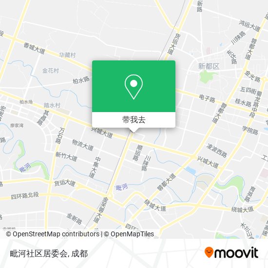 毗河社区居委会地图