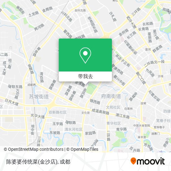 陈婆婆传统菜(金沙店)地图