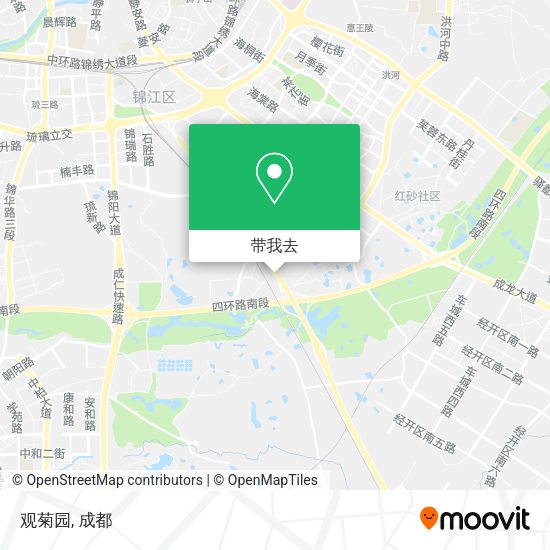 观菊园地图