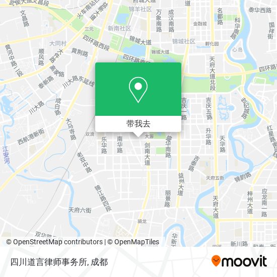 四川道言律师事务所地图