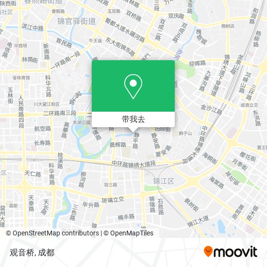 观音桥地图