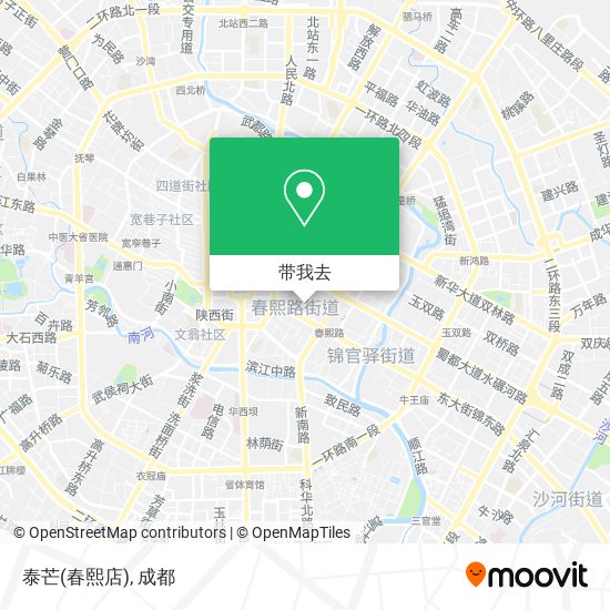 泰芒(春熙店)地图