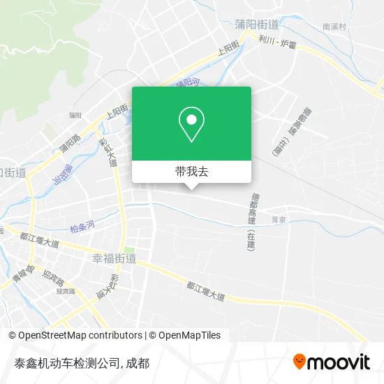 泰鑫机动车检测公司地图