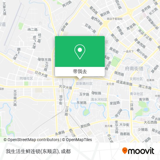 我生活生鲜连锁(东顺店)地图