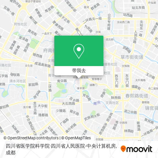 四川省医学院科学院·四川省人民医院-中央计算机房地图