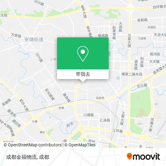 成都金福物流地图