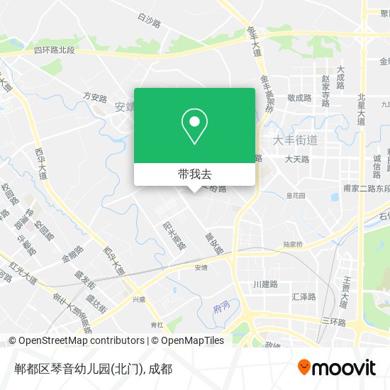 郸都区琴音幼儿园(北门)地图