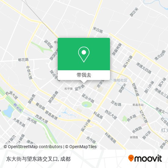 东大街与望东路交叉口地图