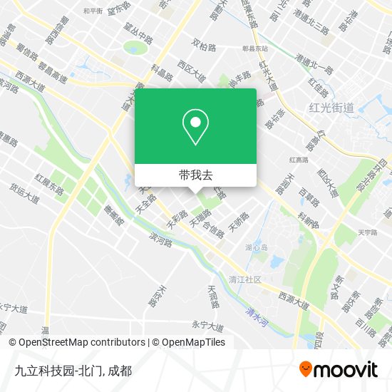 九立科技园-北门地图