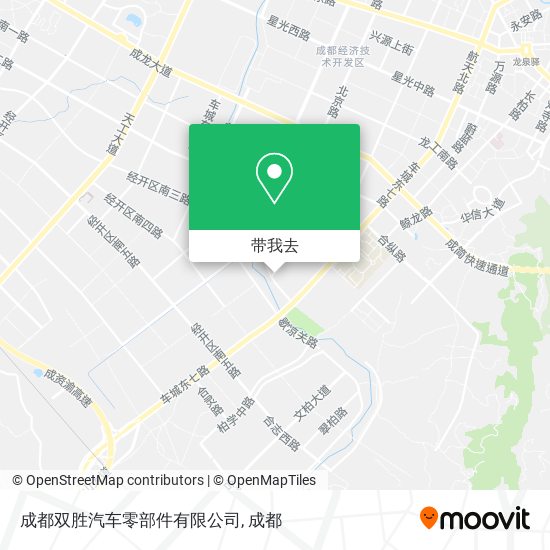 成都双胜汽车零部件有限公司地图