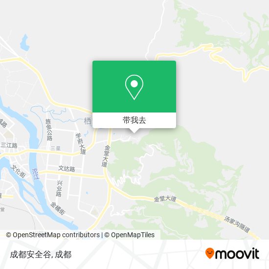 成都安全谷地图