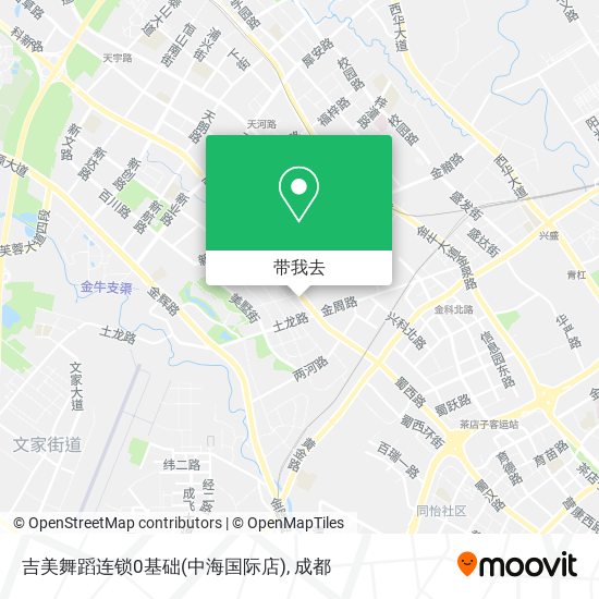 吉美舞蹈连锁0基础(中海国际店)地图