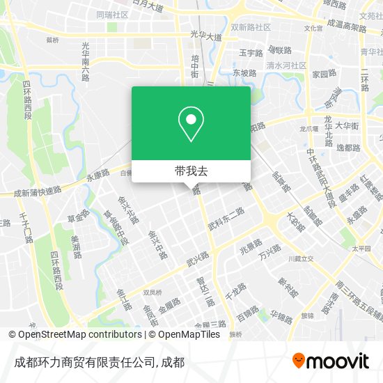 成都环力商贸有限责任公司地图
