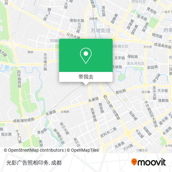 光影广告照相印务地图