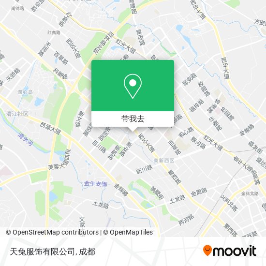 天兔服饰有限公司地图