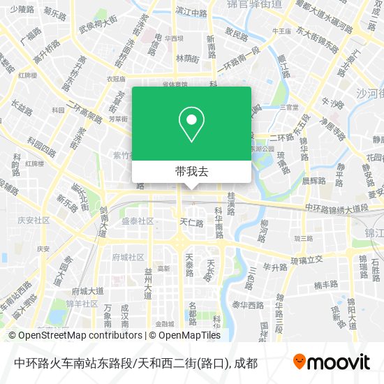 中环路火车南站东路段/天和西二街(路口)地图