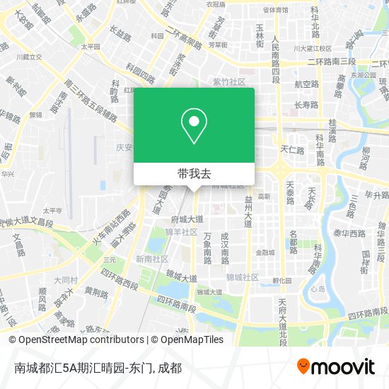南城都汇5A期汇晴园-东门地图