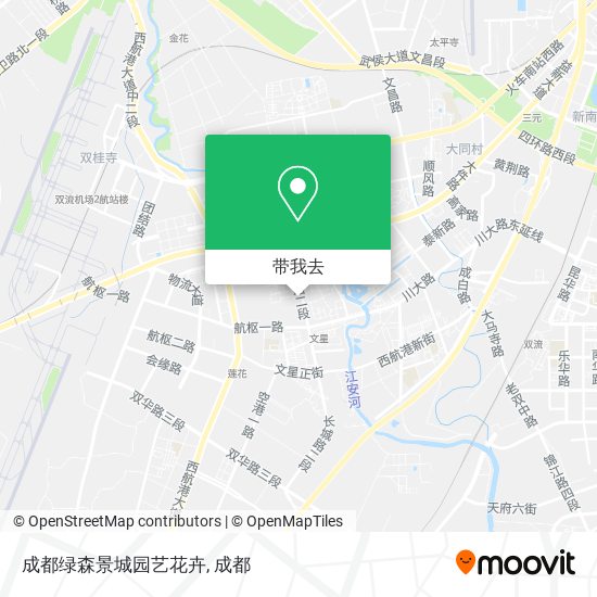 成都绿森景城园艺花卉地图