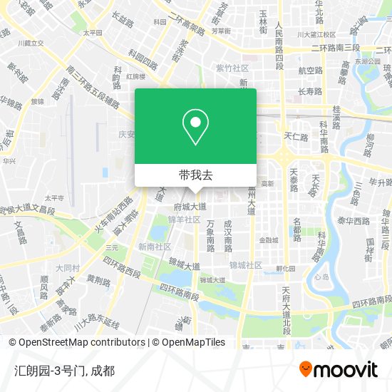 汇朗园-3号门地图