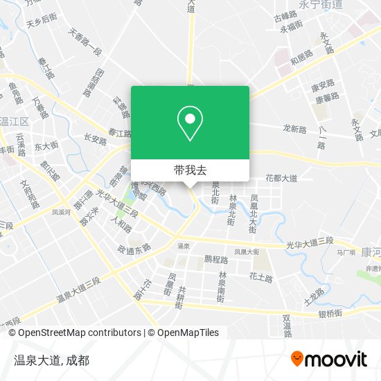 温泉大道地图