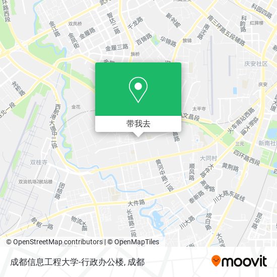 成都信息工程大学-行政办公楼地图
