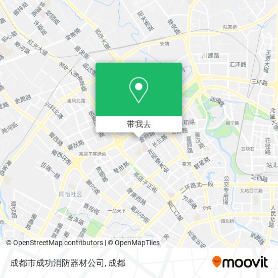 成都市成功消防器材公司地图