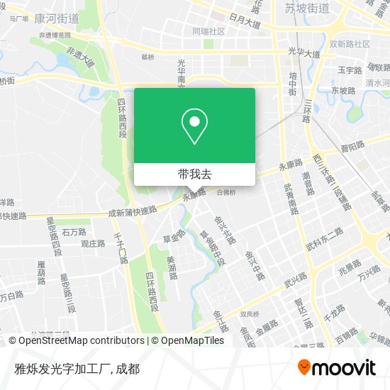 雅烁发光字加工厂地图