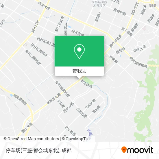 停车场(三盛·都会城东北)地图