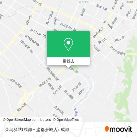 菜鸟驿站(成都三盛都会城店)地图