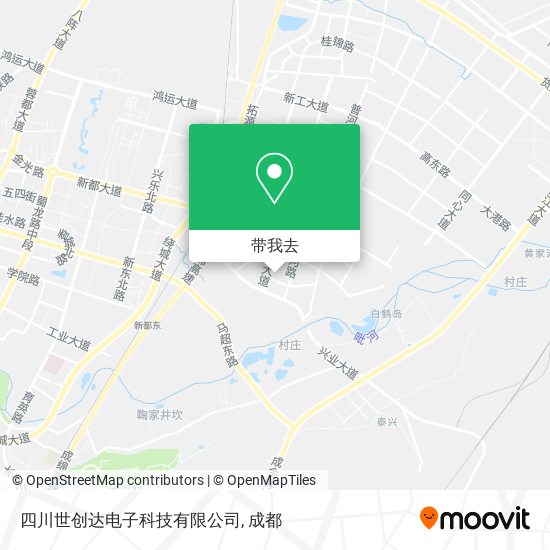 四川世创达电子科技有限公司地图