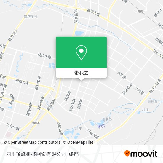 四川顶峰机械制造有限公司地图