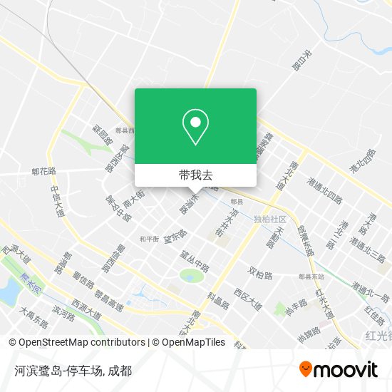 河滨鹭岛-停车场地图