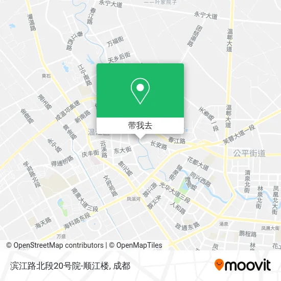 滨江路北段20号院-顺江楼地图