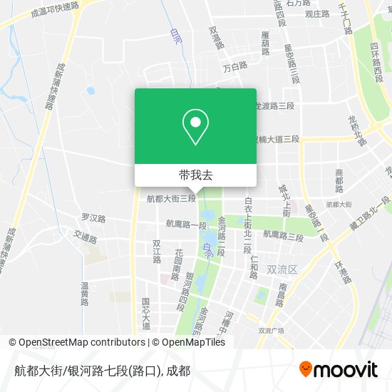 航都大街/银河路七段(路口)地图