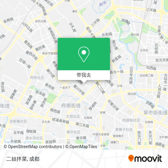 二姐拌菜地图