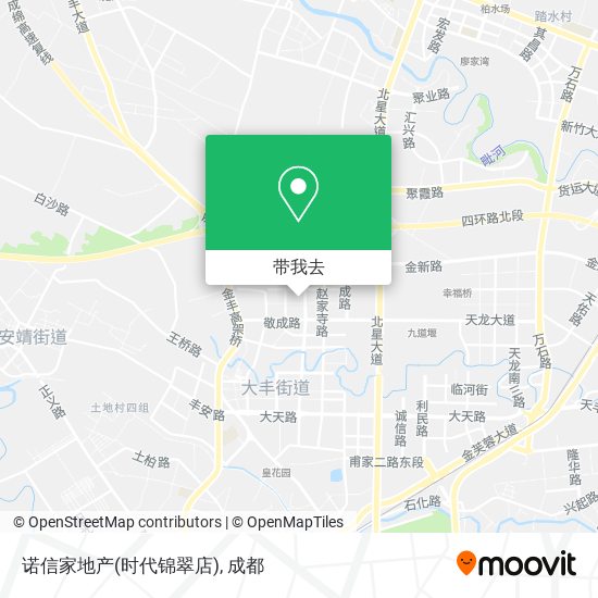 诺信家地产(时代锦翠店)地图