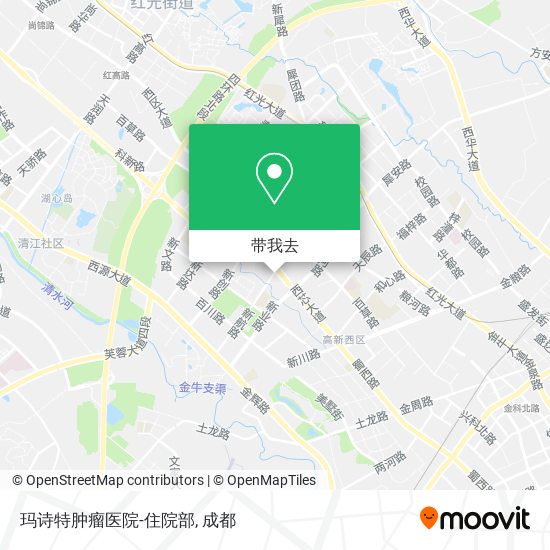 玛诗特肿瘤医院-住院部地图