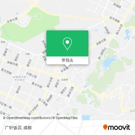 广轩饭店地图