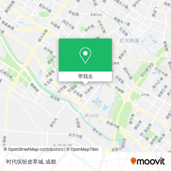 时代缤纷皮草城地图