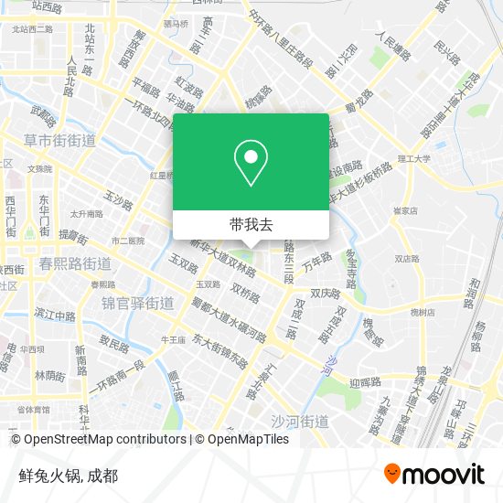 鲜兔火锅地图