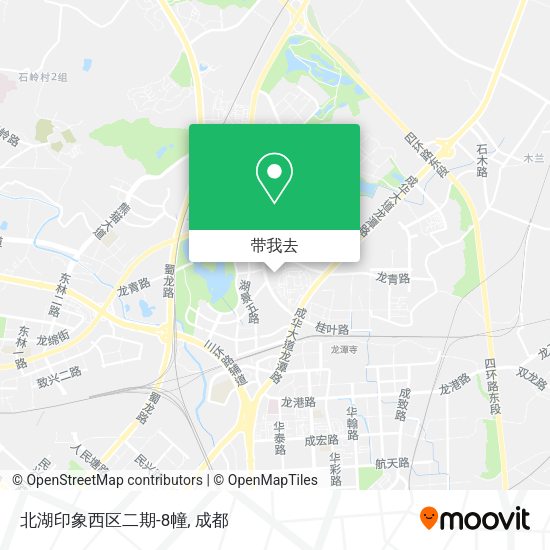 北湖印象西区二期-8幢地图