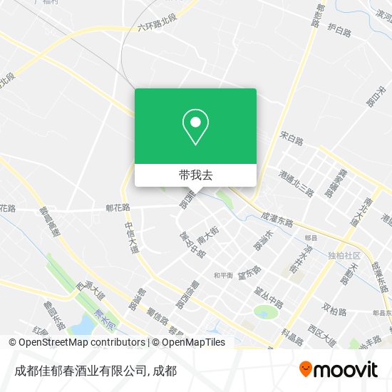 成都佳郁春酒业有限公司地图