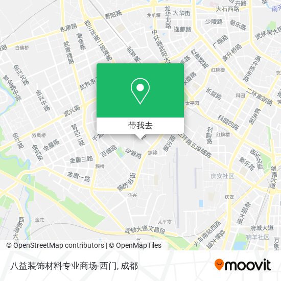 八益装饰材料专业商场-西门地图
