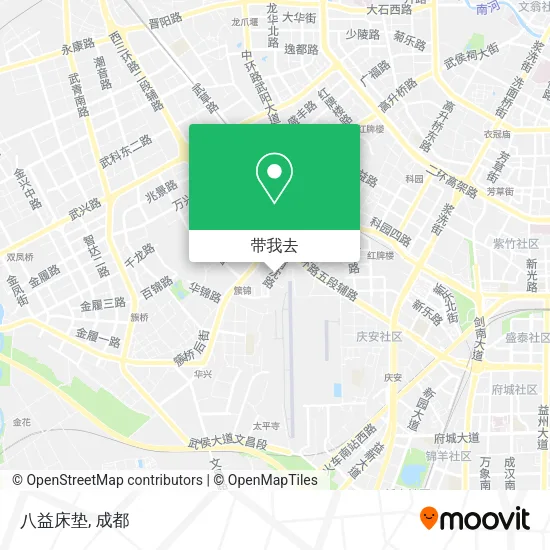 八益床垫地图
