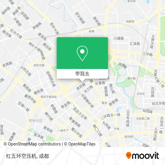红五环空压机地图