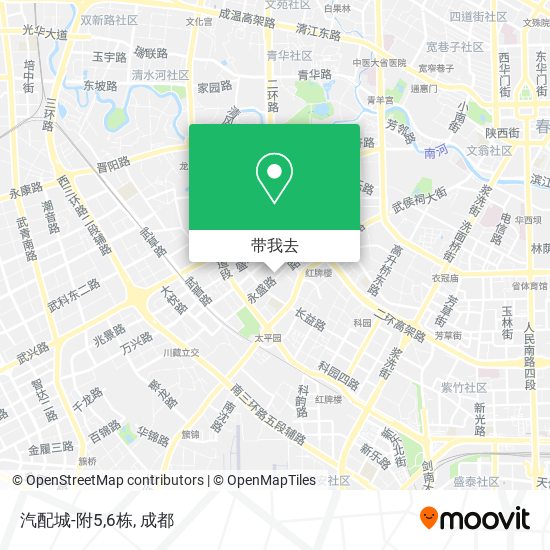 汽配城-附5,6栋地图